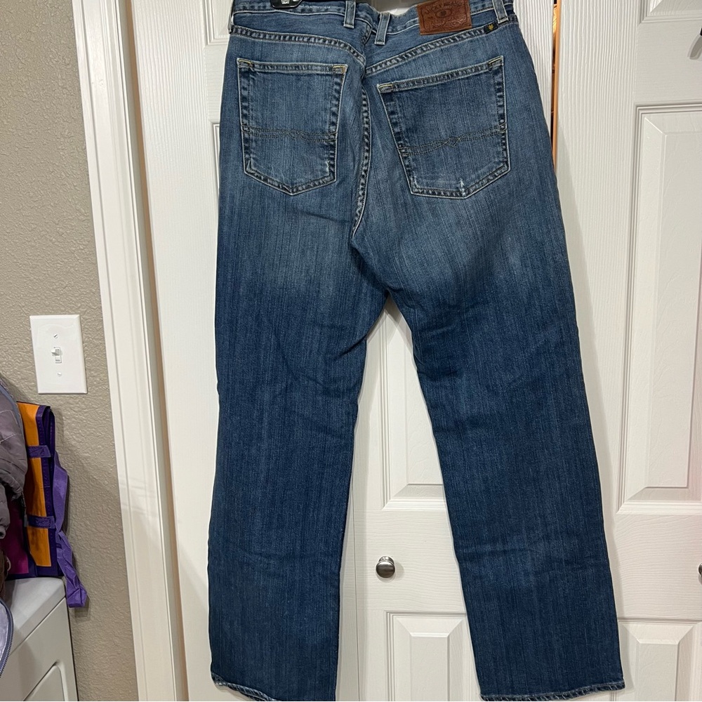 Lucky Men's 31x32 Blue Jeans Denim 181 straight leg Denim casual relaxed